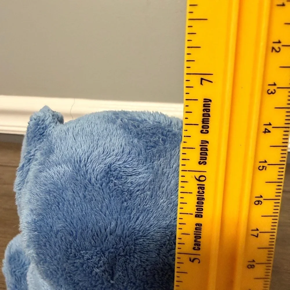 Ty Pluffies Jazzy the Mouse Blue Plush Stuffed Animal Toy 2005 7 inch